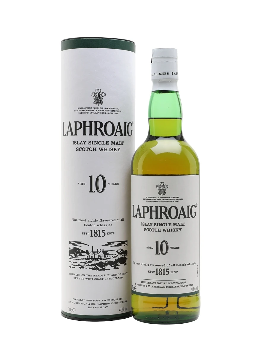 Laphroaig 10 Year Old Islay Single Malt Scotch Whisky